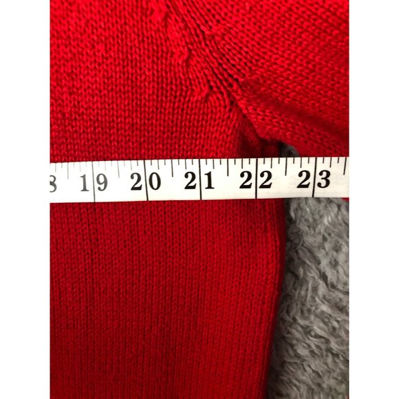 AKOO & CO No.21 Live full Live well embroidered Climber Fox red Men's sweater - Picture 12 of 16